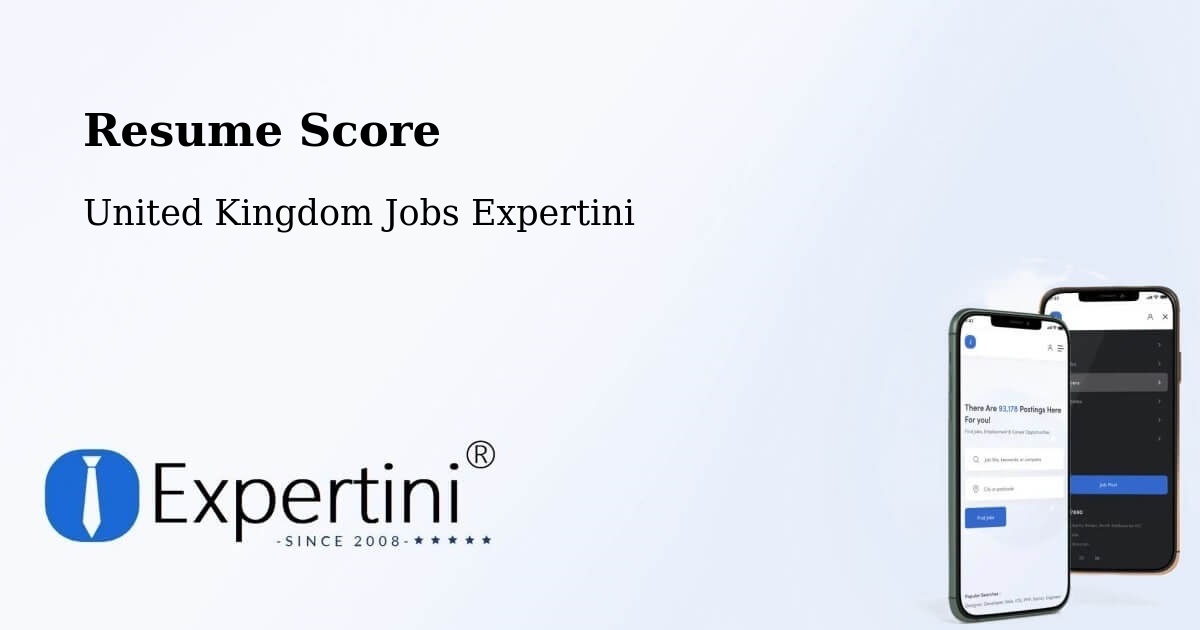 Resume Score & Job Description Match Tool – Silsoe - United Kingdom Jobs Expertini